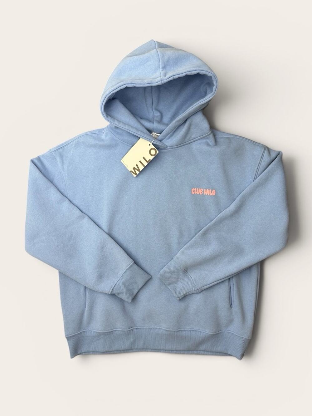 NWT Wilo the Label Blue Love Club Oversized Hoodie